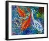 3 Koi-null-Framed Art Print