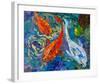 3 Koi-null-Framed Art Print