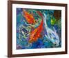 3 Koi-null-Framed Art Print