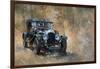 3 Litre Bentley at Cottesbrooke-Peter Miller-Framed Giclee Print