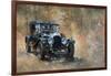 3 Litre Bentley at Cottesbrooke-Peter Miller-Framed Giclee Print