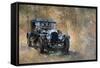 3 Litre Bentley at Cottesbrooke-Peter Miller-Framed Stretched Canvas