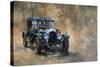 3 Litre Bentley at Cottesbrooke-Peter Miller-Stretched Canvas
