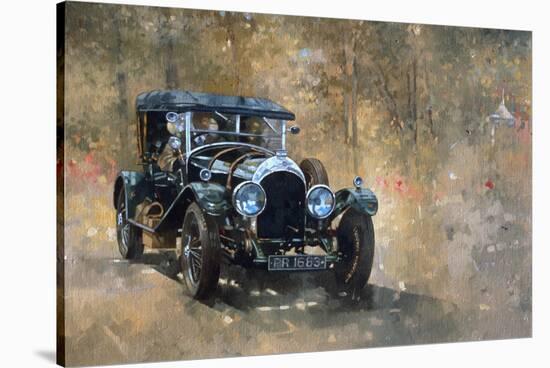 3 Litre Bentley at Cottesbrooke-Peter Miller-Stretched Canvas