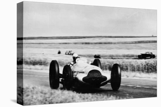 3 Litre Mercedes in Action, French Grand Prix, Rheims, 1938-null-Stretched Canvas