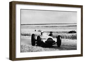 3 Litre Mercedes in Action, French Grand Prix, Rheims, 1938-null-Framed Photographic Print