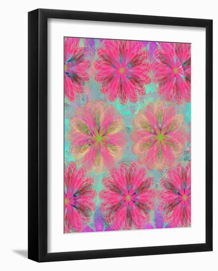 3 of 22 abstract art Circle Color Decor 3 D E-Ricki Mountain-Framed Art Print