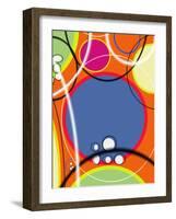 3 of 6 Abstract Art Retro Funk-Ricki Mountain-Framed Art Print