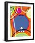 3 of 6 Abstract Art Retro Funk-Ricki Mountain-Framed Art Print