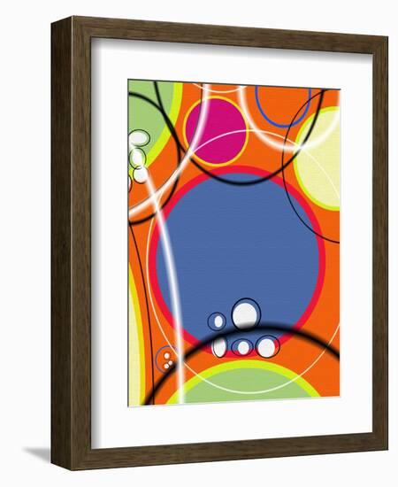 3 of 6 Abstract Art Retro Funk-Ricki Mountain-Framed Art Print