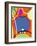 3 of 6 Abstract Art Retro Funk-Ricki Mountain-Framed Art Print