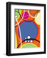 3 of 6 Abstract Art Retro Funk-Ricki Mountain-Framed Art Print