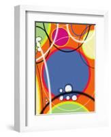 3 of 6 Abstract Art Retro Funk-Ricki Mountain-Framed Art Print