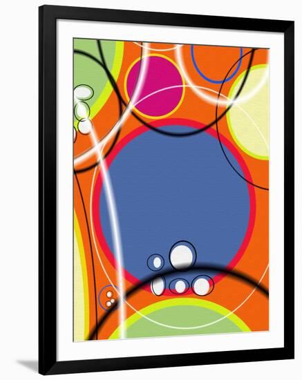 3 of 6 Abstract Art Retro Funk-Ricki Mountain-Framed Art Print