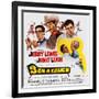 3 on a Couch, (Aka Three on a Couch), from Left: Jerry Lewis, Janet Leigh, 1966-null-Framed Art Print