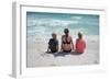 3 On The Beach-Audrey-Framed Giclee Print