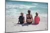 3 On The Beach-Audrey-Mounted Giclee Print