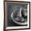 3 Pears in a Bowl BW-Tom Quartermaine-Framed Giclee Print