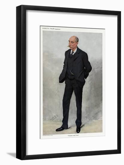 3-Piece Suit 1909-Leslie Ward-Framed Art Print