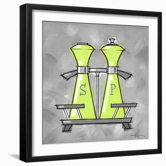 3-Salt and Pepper Lime-Larry Hunter-Framed Giclee Print