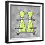 3-Salt and Pepper Lime-Larry Hunter-Framed Giclee Print