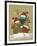 3 Snowmen Wearing Scarves and Jackets 1 Holding a Broom-Beverly Johnston-Framed Giclee Print