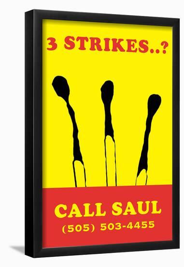 3 Strikes-null-Framed Poster