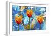 3 Tulips-Ata Alishahi-Framed Giclee Print