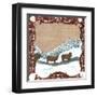 3 Vaches dans la Neige-Nathalie Renzacci-Framed Art Print