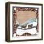 3 Vaches dans la Neige-Nathalie Renzacci-Framed Art Print