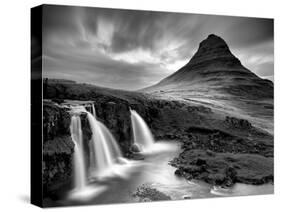 3 Waterfalls BW-Moises Levy-Stretched Canvas