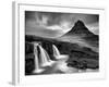 3 Waterfalls BW-Moises Levy-Framed Photographic Print