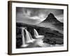 3 Waterfalls BW-Moises Levy-Framed Photographic Print