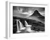 3 Waterfalls BW-Moises Levy-Framed Photographic Print