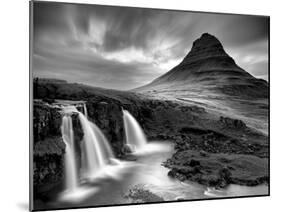 3 Waterfalls BW-Moises Levy-Mounted Photographic Print