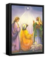 3 WISE MEN #2-R NOBLE-Framed Stretched Canvas