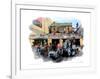 30 Beach Cafe, Venice Beach, California-Nicolas Hugo-Framed Giclee Print