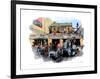 30 Beach Cafe, Venice Beach, California-Nicolas Hugo-Framed Giclee Print
