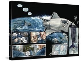 30 Days of Night: Three Tales - Page Spread with Panels-Milx-Stretched Canvas