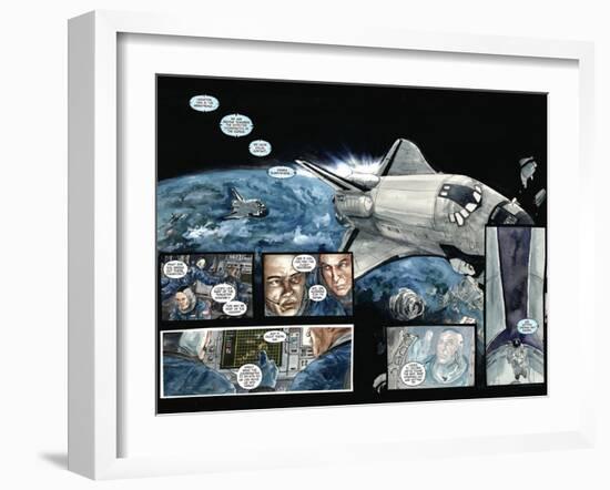 30 Days of Night: Three Tales - Page Spread with Panels-Milx-Framed Art Print