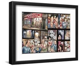 30 Days of Night: Three Tales - Page Spread with Panels-Milx-Framed Art Print