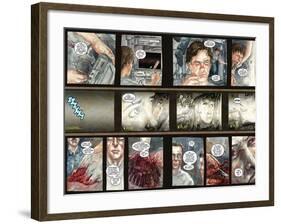 30 Days of Night: Three Tales - Page Spread with Panels-Milx-Framed Art Print