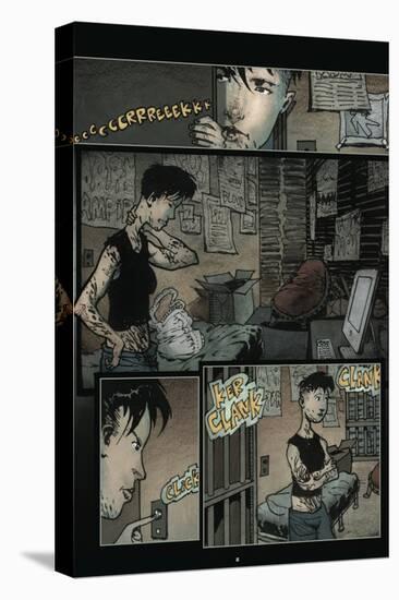 30 Days of Night: Volume 1 Beginning of the End - Comic Page with Panels-Sam Kieth-Stretched Canvas