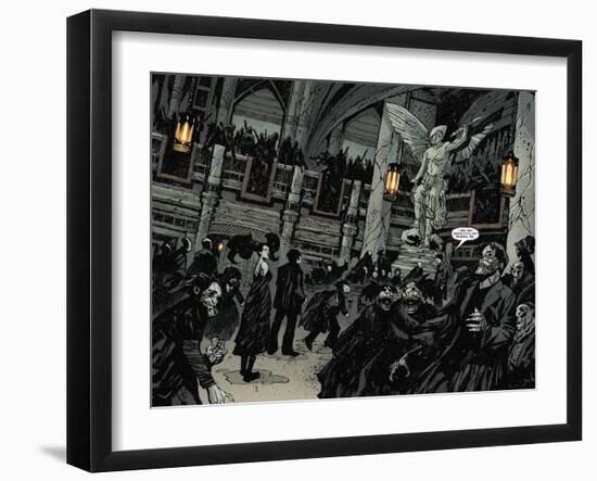 30 Days of Night: Volume 2 - Page Spread-Christopher Mitten-Framed Art Print