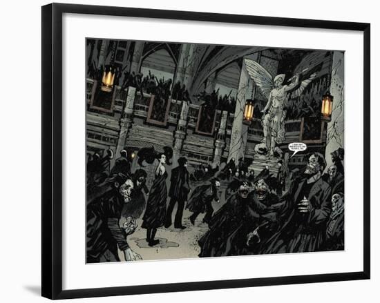 30 Days of Night: Volume 2 - Page Spread-Christopher Mitten-Framed Art Print