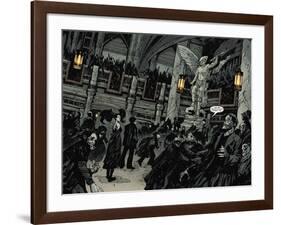 30 Days of Night: Volume 2 - Page Spread-Christopher Mitten-Framed Art Print