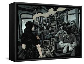 30 Days of Night: Volume 3 Run, Alice, Run - Page Spread-Christopher Mitten-Framed Stretched Canvas