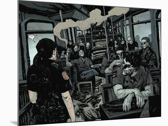 30 Days of Night: Volume 3 Run, Alice, Run - Page Spread-Christopher Mitten-Mounted Art Print