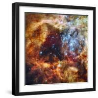 30 Doradus in Ultraviolet, Visible, and Red Light-null-Framed Photographic Print