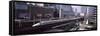 300 Series Shinkansen Train Leaving Railroad Station, Tokyo Prefecture, Kanto Region, Honshu, Japan-null-Framed Stretched Canvas